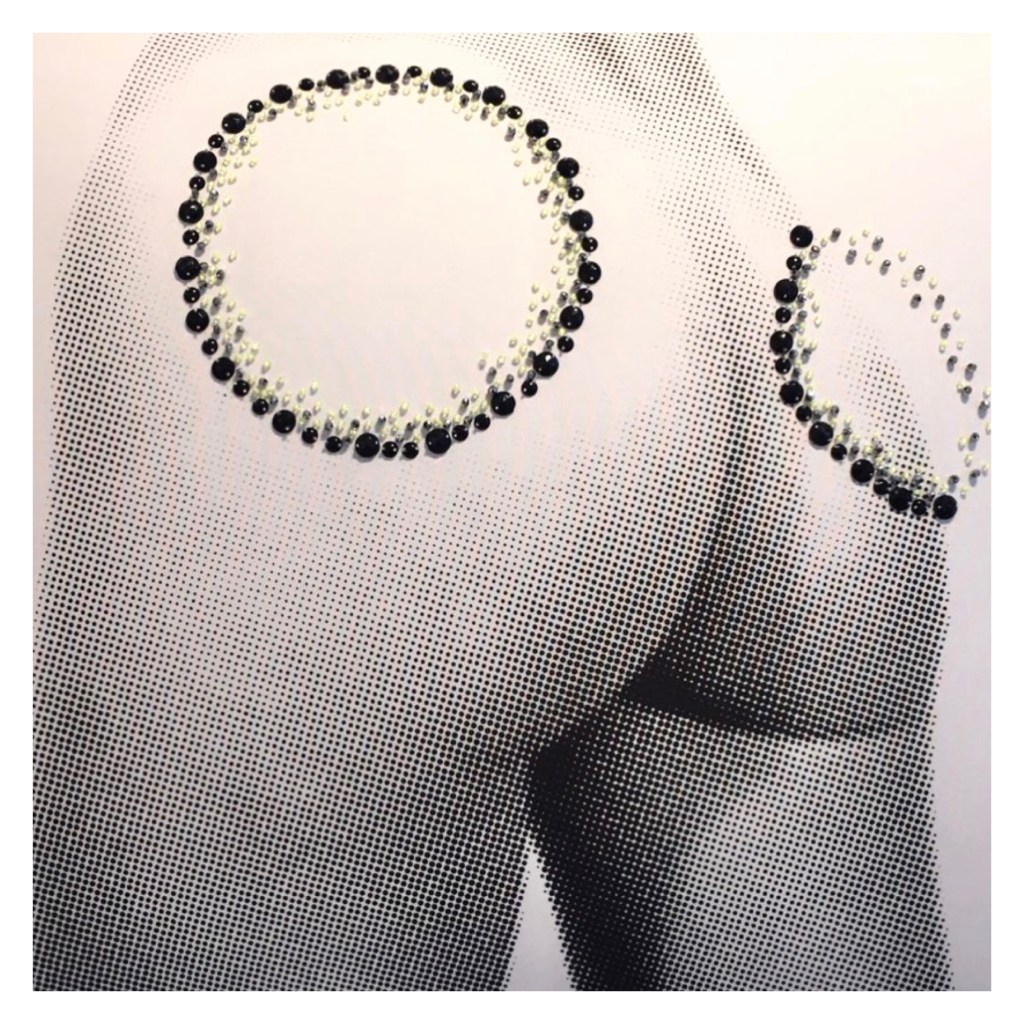 Tableau moelleux #25. Impression numérique sur coton, ouate, perles. 70 cm/ 50 cm/8 cm. 2020.